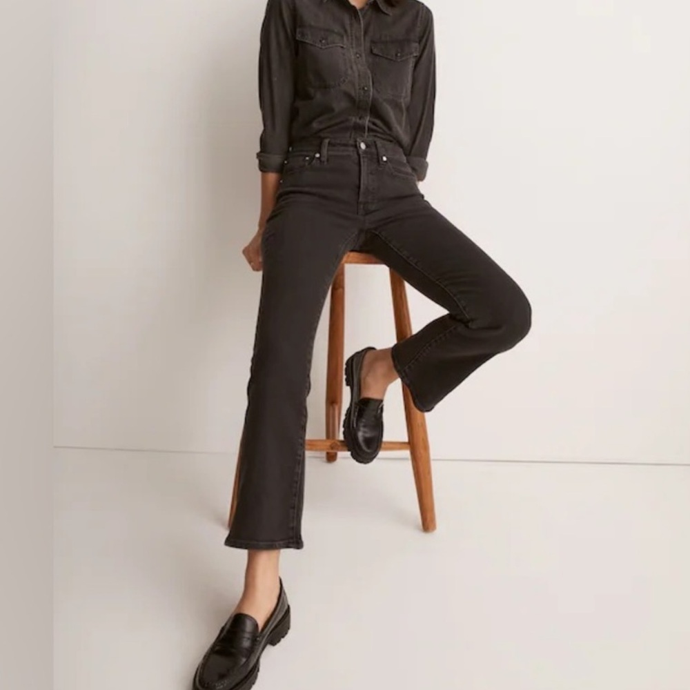 Madewell mid rise kick out jeans 29